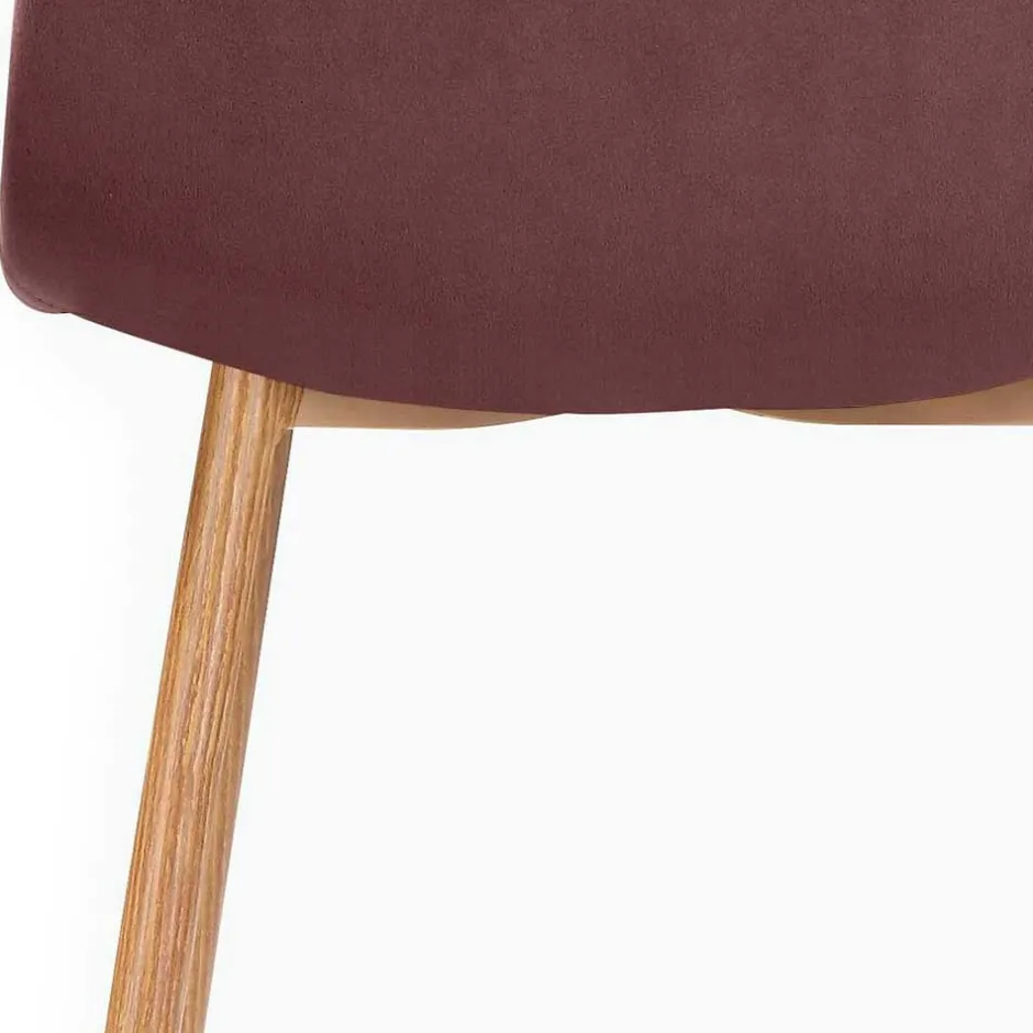 Wohnen Essgruppe in Altrosa & Eiche - Eva (fünfteilig)