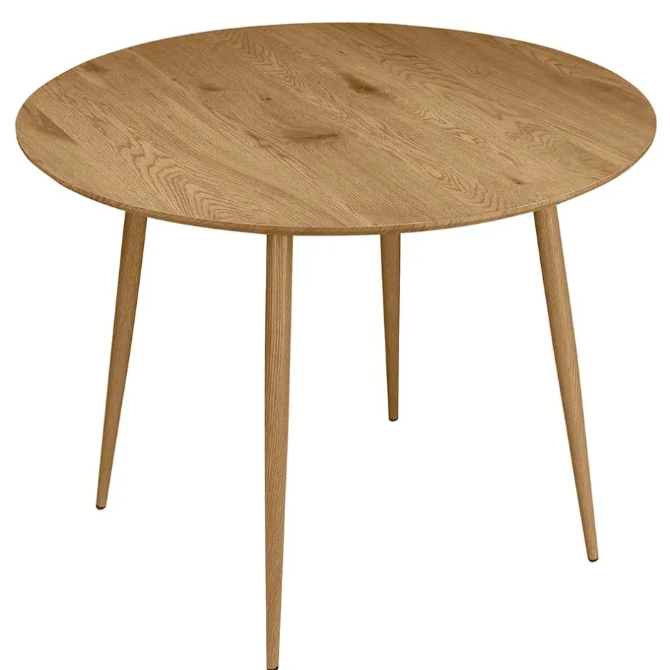 Wohnen Essgruppe in Altrosa & Eiche - Eva (fünfteilig)