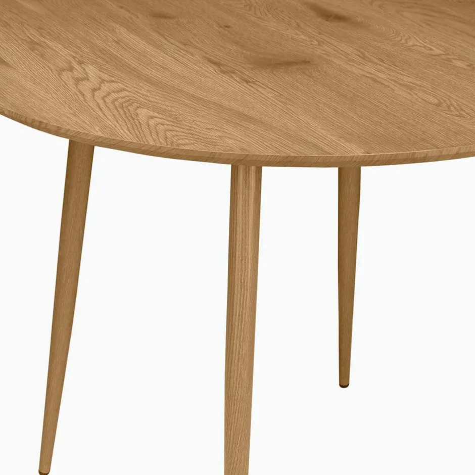 Wohnen Essgruppe in Altrosa & Eiche - Eva (fünfteilig)