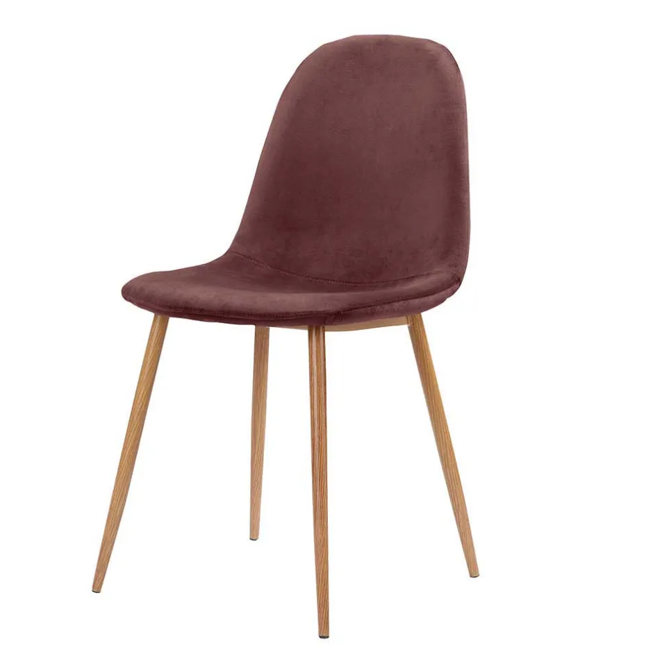 Wohnen Essgruppe in Altrosa & Eiche - Eva (fünfteilig)