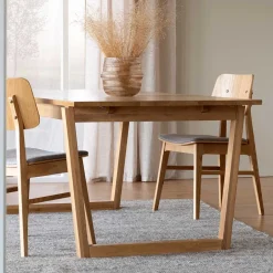 Wohnen Essgruppe in Eiche & Hellgrau - Nineo (siebenteilig)