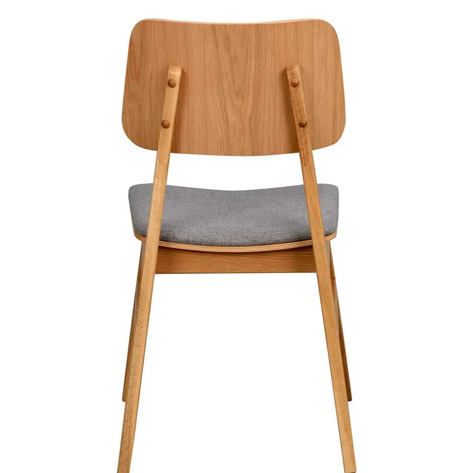 Wohnen Essgruppe in Eiche & Hellgrau - Nineo (siebenteilig)