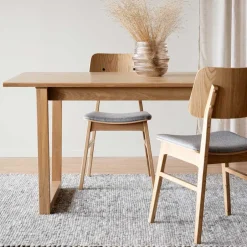 Wohnen Essgruppe in Eiche & Hellgrau - Nineo (siebenteilig)