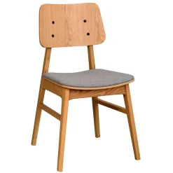 Wohnen Essgruppe in Eiche & Hellgrau - Nineo (siebenteilig)