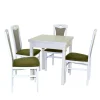 Essgruppe in Weiß & Grün - Algarvo (fünfteilig)^Wohnen Best
