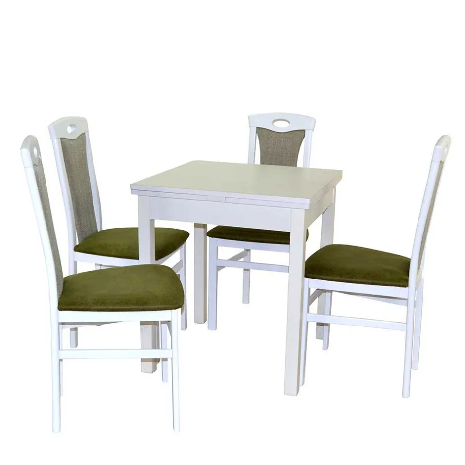 Essgruppe in Weiß & Grün - Algarvo (fünfteilig)^Wohnen Best
