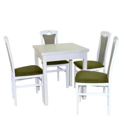 Essgruppe in Weiß & Grün - Algarvo (fünfteilig)^Wohnen Best