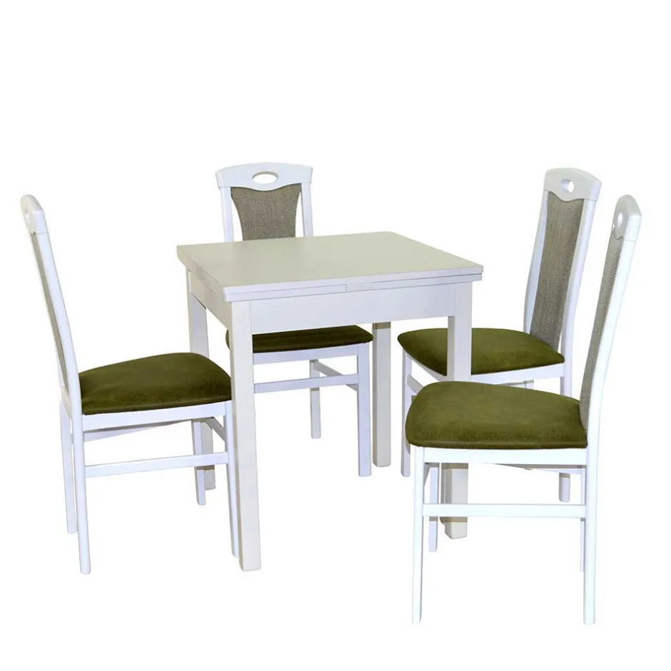 Essgruppe in Weiß & Grün - Algarvo (fünfteilig)^Wohnen Best
