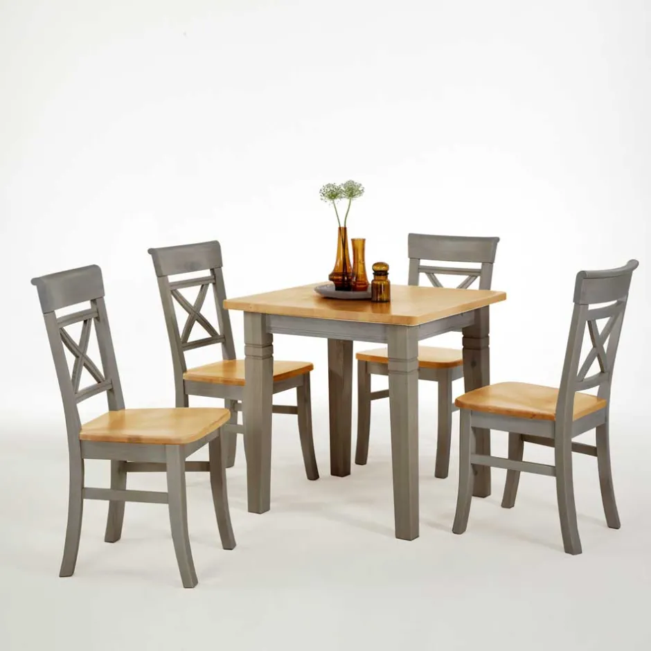 Wohnen Essgruppe Jytte in Grau Kiefer (fünfteilig)