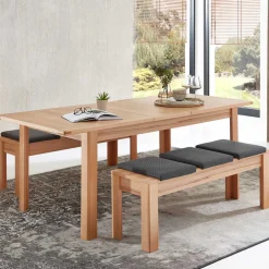 Essgruppe mit Bänken Set - Amyonta (dreiteilig)^Wohnen New