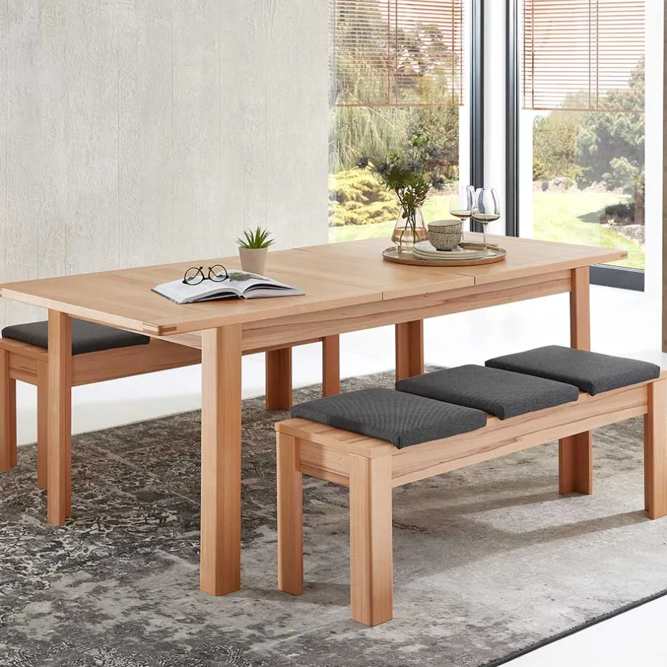 Essgruppe mit Bänken Set - Amyonta (dreiteilig)^Wohnen New