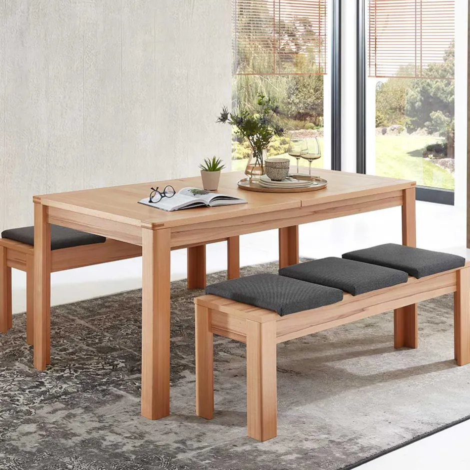 Essgruppe mit Bänken Set - Amyonta (dreiteilig)^Wohnen New