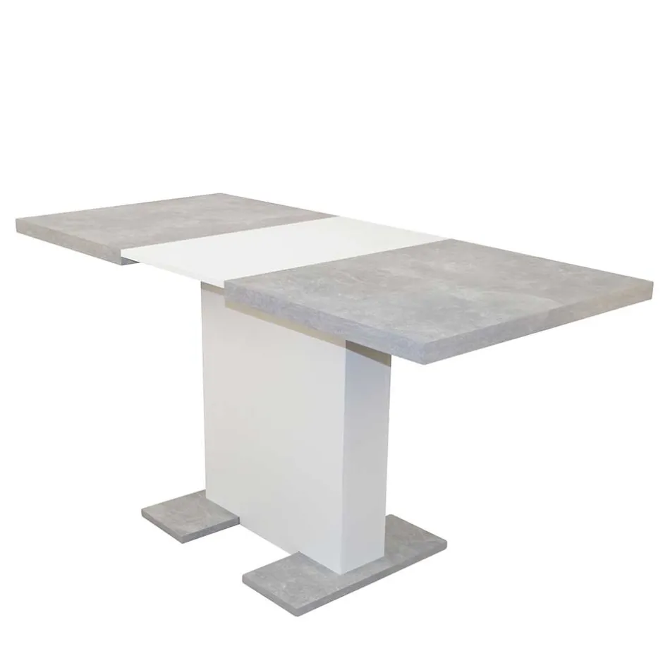 Essgruppe mit mit Betonoptik Tisch - Zyana (fünfteilig)^Wohnen Clearance