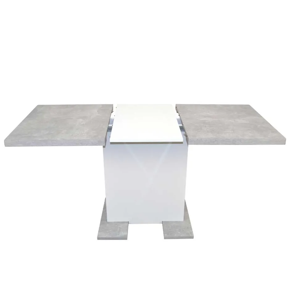 Essgruppe mit mit Betonoptik Tisch - Zyana (fünfteilig)^Wohnen Clearance