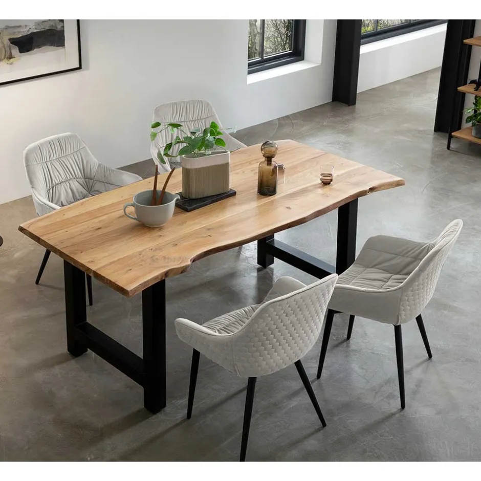 Essgruppe mit vier Stühlen - Acigne (fünfteilig)^Wohnen Best