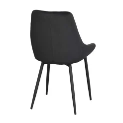 Essplatzgruppe mit Samtstühlen - Pulva (siebenteilig)^Wohnen Discount