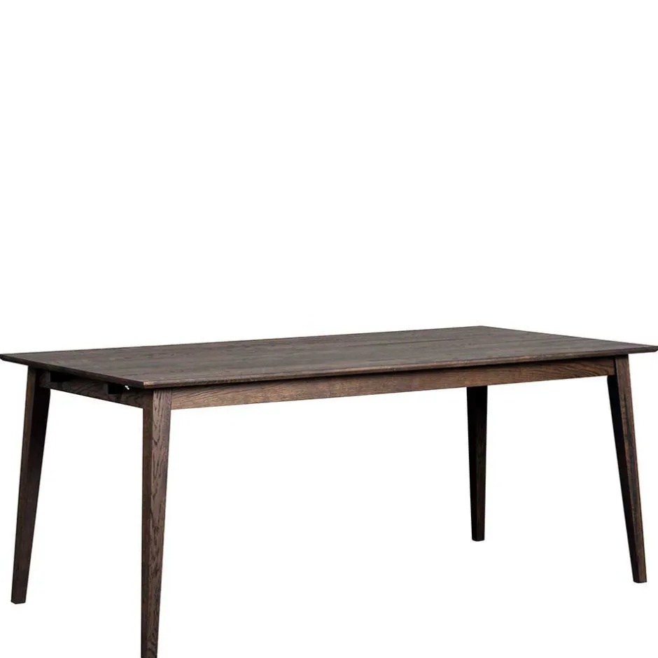 Wohnen Esstisch & 6 schwarze Stühle - Flints (siebenteilig)