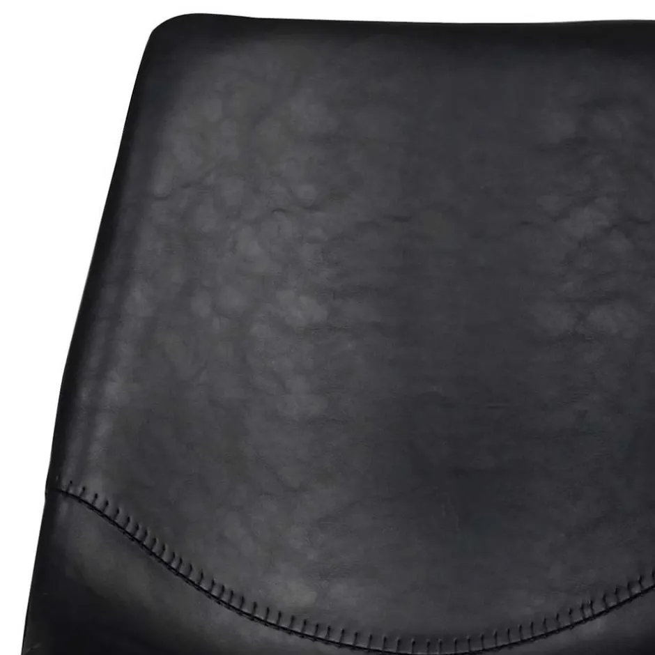 Wohnen Esstisch & 6 schwarze Stühle - Flints (siebenteilig)