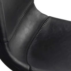 Wohnen Esstisch & 6 schwarze Stühle - Flints (siebenteilig)