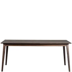 Wohnen Esstisch & 6 schwarze Stühle - Flints (siebenteilig)