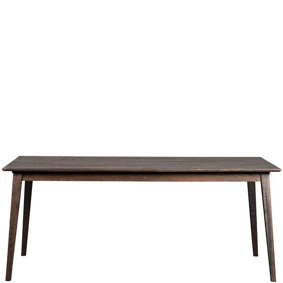 Wohnen Esstisch & 6 schwarze Stühle - Flints (siebenteilig)