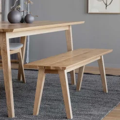 Wohnen Esstisch & 2 Stühle & Bank - Canberra (vierteilig)