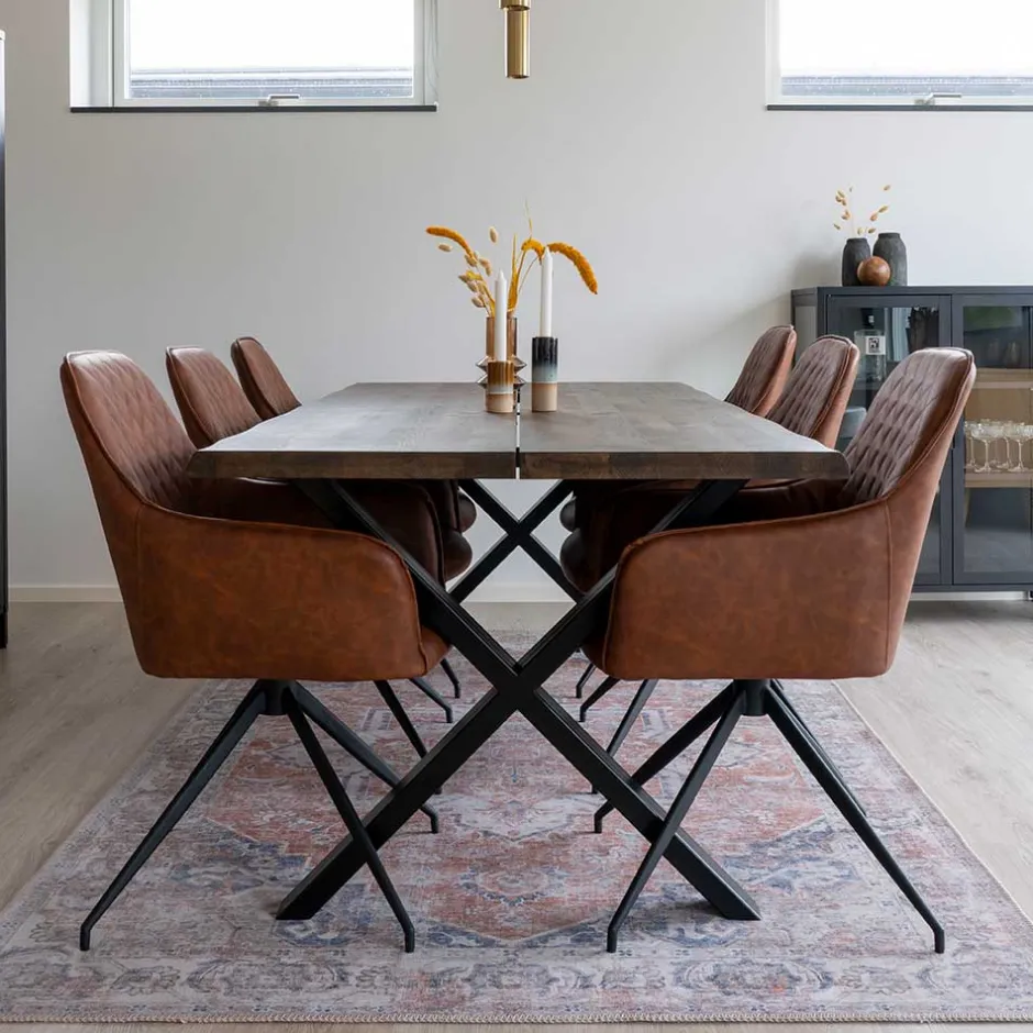 Esstisch & Armlehnstühle Industry - Nucina (siebenteilig)^Wohnen Hot