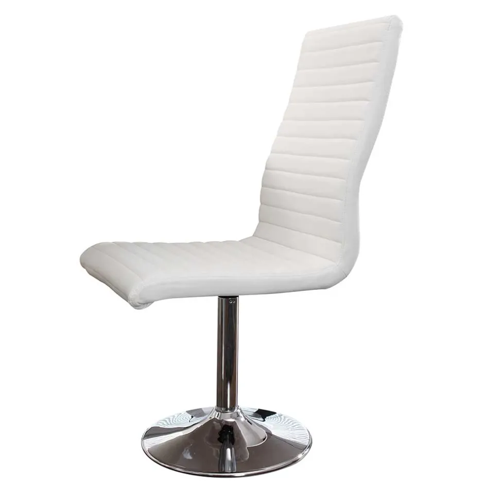 Esstisch & Drehstühle in Weiß - Fascinationa (fünfteilig)^Wohnen Discount