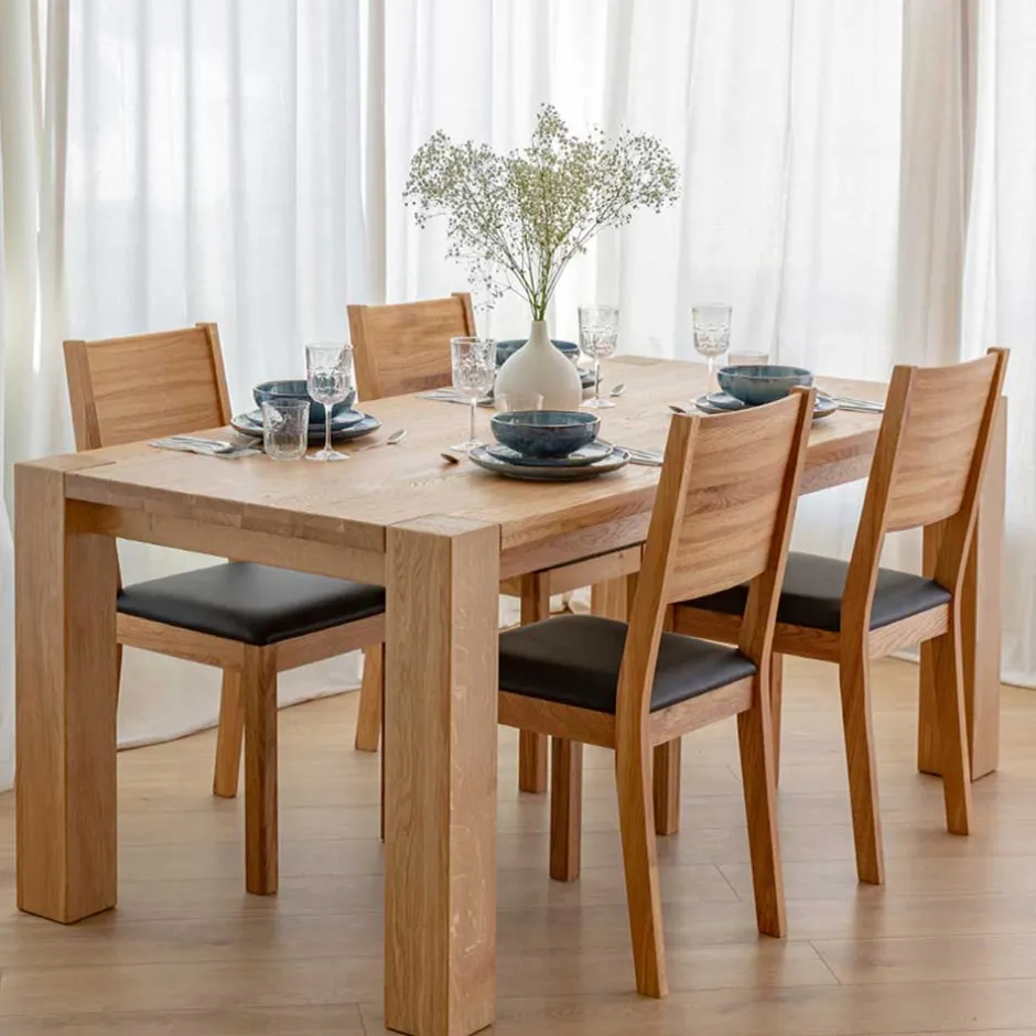 Esstisch aus geöltem Eiche Massivholz - Algera^Wohnen Hot