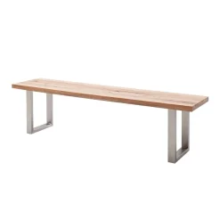Esstisch Bank aus Wildeiche & Edelstahl - Ovarion^Wohnen Hot