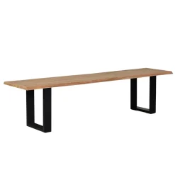 Wohnen Esstisch Bank mit natürlicher Baumkante - Calivia