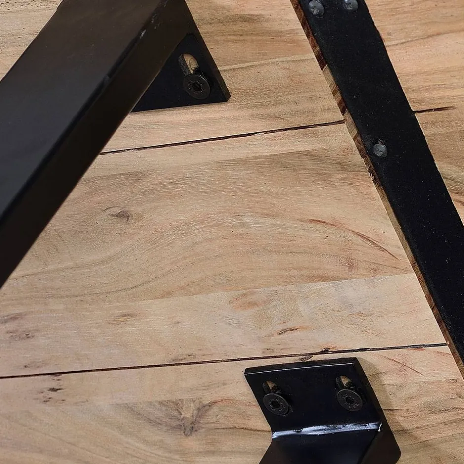 Wohnen Esstisch Bank mit natürlicher Baumkante - Calivia