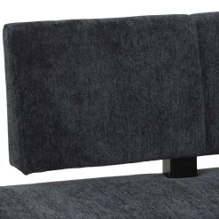 Wohnen Esstisch Bank mit Rückenlehne in Anthrazit - Cramania