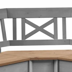 Wohnen Esstisch Eckbank Jytte in Grau Kiefer massiv
