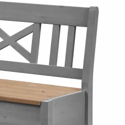 Wohnen Esstisch Eckbank Jytte in Grau Kiefer massiv