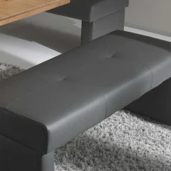 Wohnen Esstisch Eckbank Tudan in Grau