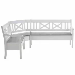 Esstisch Eckbank Yoan in Weiß Grau^Wohnen Best