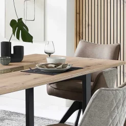 Esstisch Gruppe mit Drehstühlen - Niam (siebenteilig)^Wohnen Sale