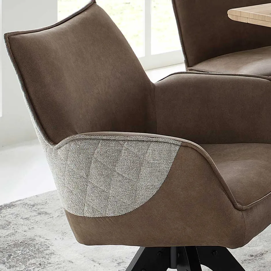 Esstisch Gruppe mit Drehstühlen - Niam (siebenteilig)^Wohnen Sale