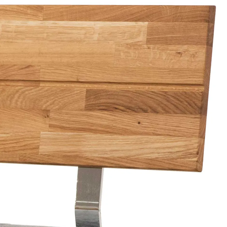 Wohnen Esstisch Holzbank mit Rückenlehne - Calypso