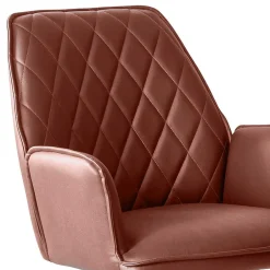 Wohnen Esstisch mit Drehsesseln Set - Eboniar (fünfteilig)