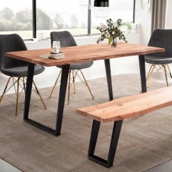 Wohnen Esstisch mit schrägen U-Beinen - Alice