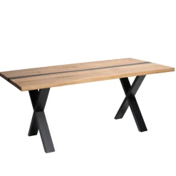 Esstisch mit X-Metallbeinen - Drakura^Wohnen Sale