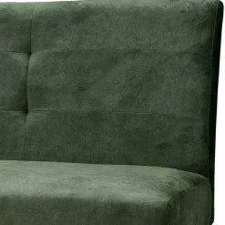 Wohnen Esstisch Polsterbank mit Lehne in Graugrün - Boxton