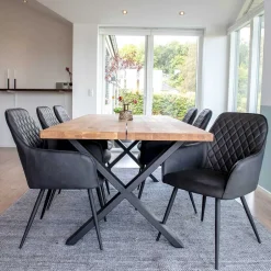 Esstisch Sitzgruppe aus Eiche - Yourney (siebenteilig)^Wohnen Online