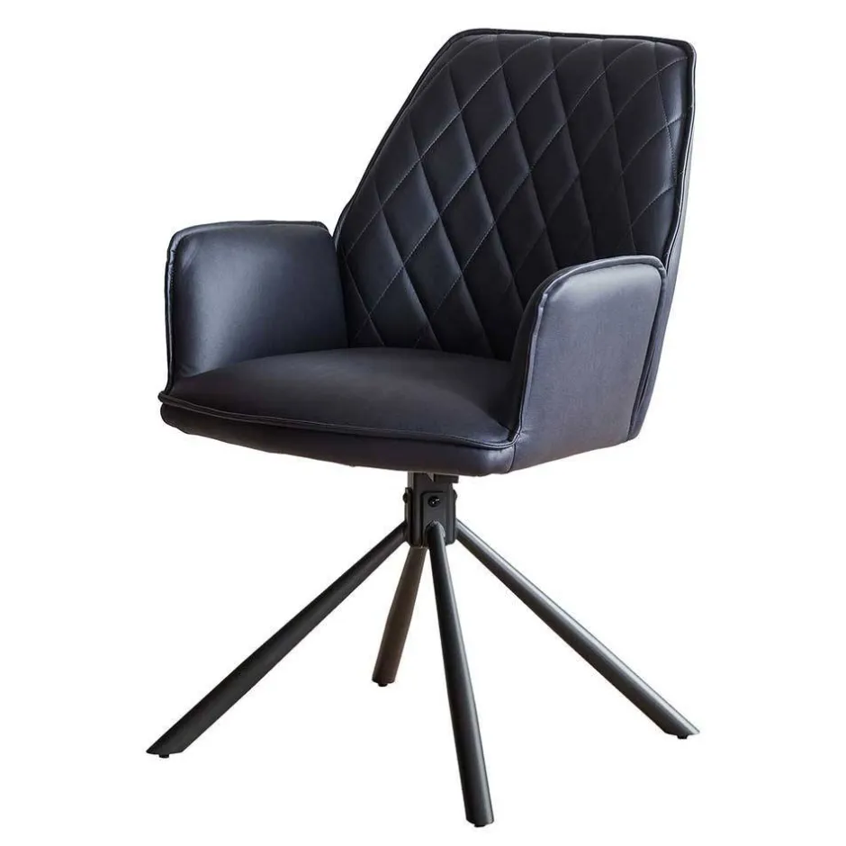 Wohnen Esstisch und Drehsessel Set - Ewana (fünfteilig)