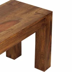 Wohnen Esstischbank aus Massivholz Hoslo Sheesham