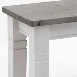 Esstischbank Mirandesca in Weiß Grau^Wohnen New