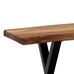 Wohnen Esstischbank mit X-Beinen - Rajavo