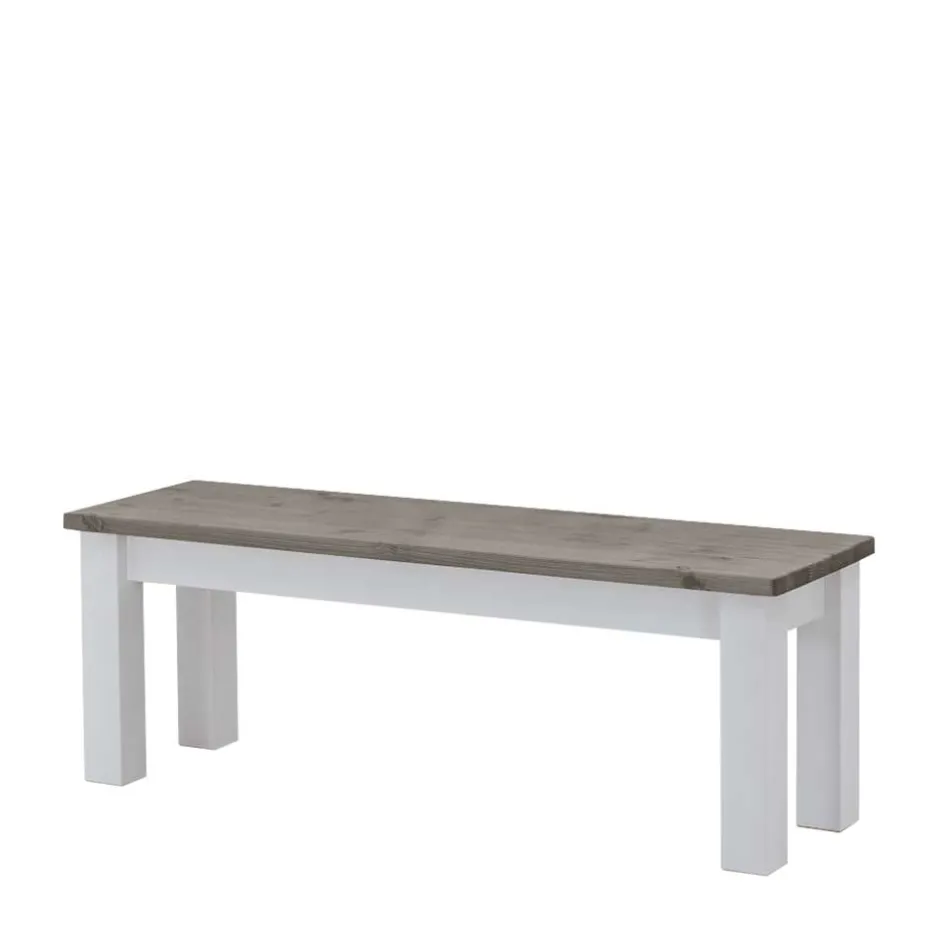 Esstischbank Ovidos in Weiß Grau^Wohnen Best
